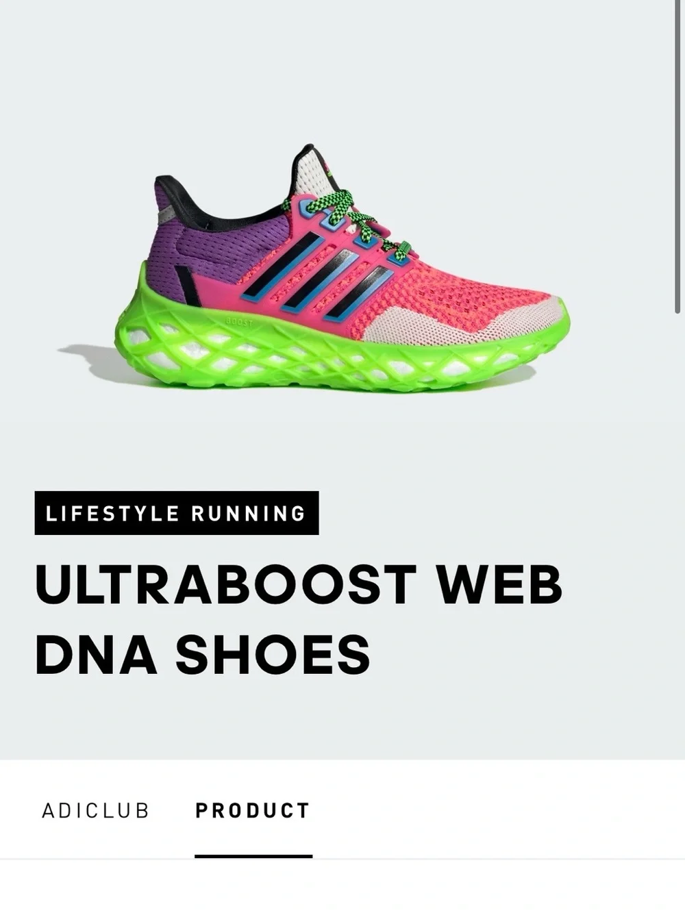 Adidas Ultraboost Web DNA sneakers